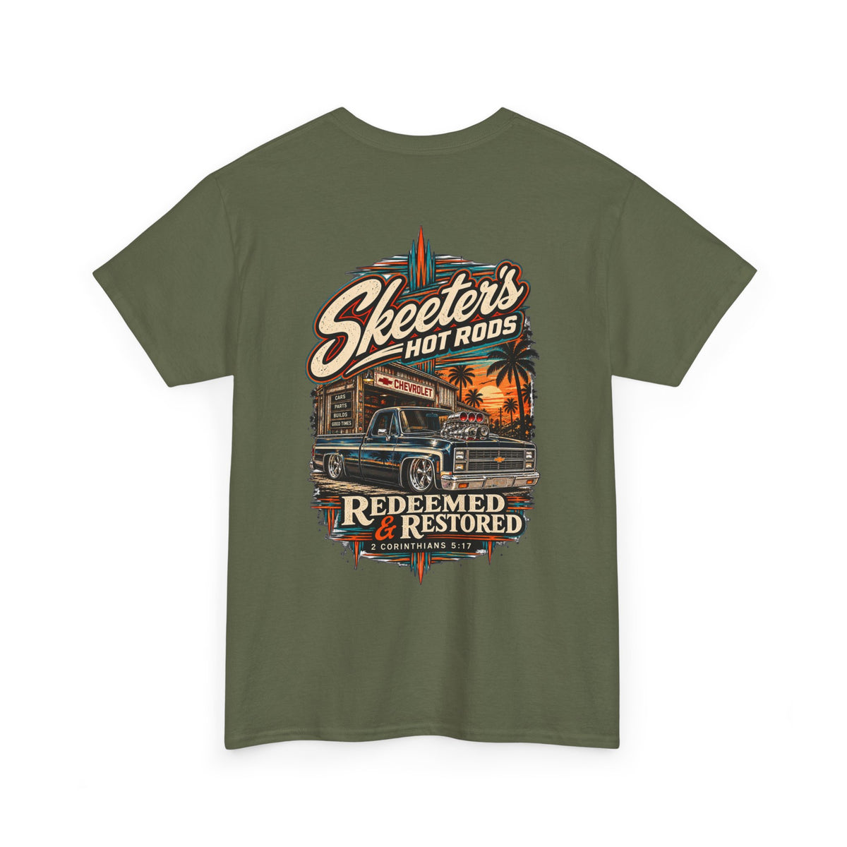 Skeeter's Hot Rods "Redeemed & Restored" Tee