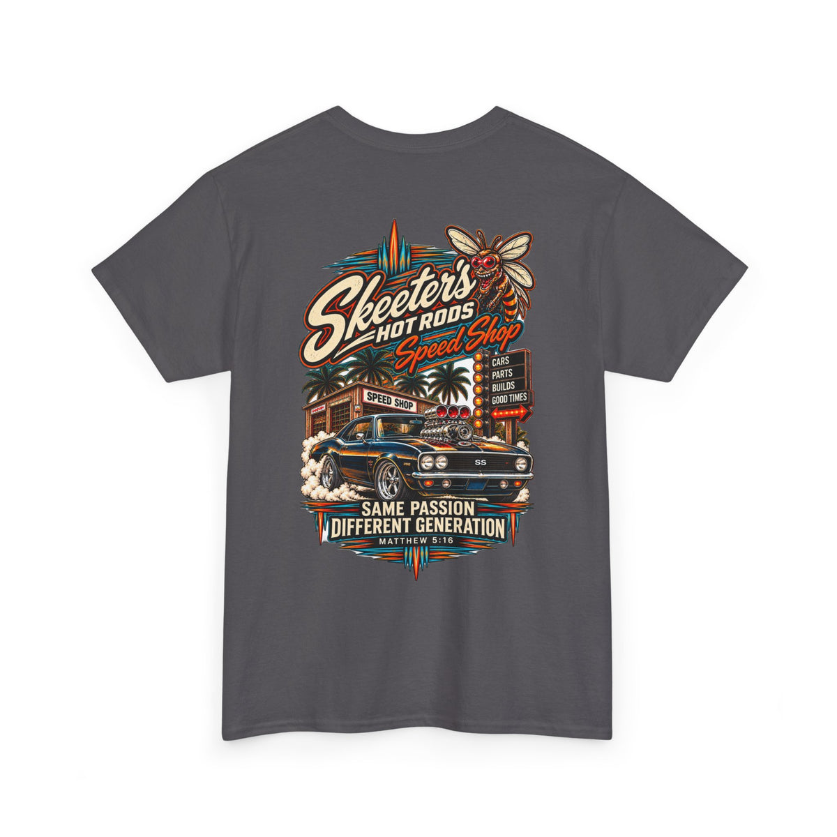 Skeeters Hot Rods "Same Passion, Different Generation" Tee