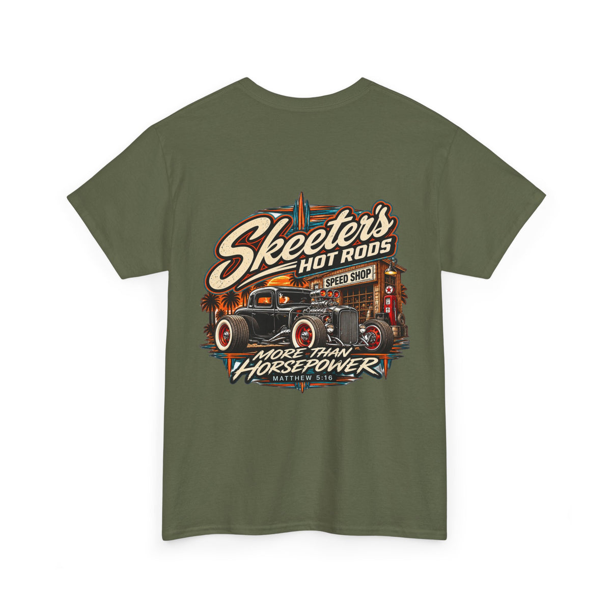 Skeeter's Hot Rods "More Than Horsepower" Tee